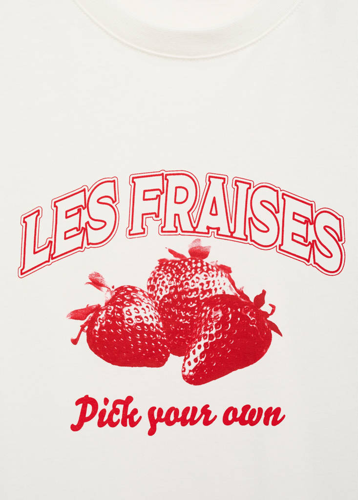 T-Shirt En Coton Imprimé