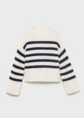 Pull Sasha Blanc Cassé - Fille