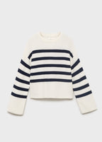 Pull Sasha Blanc Cassé - Fille