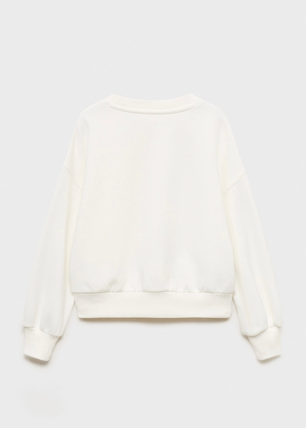 Sudadera Patch Blanco Roto - Niña