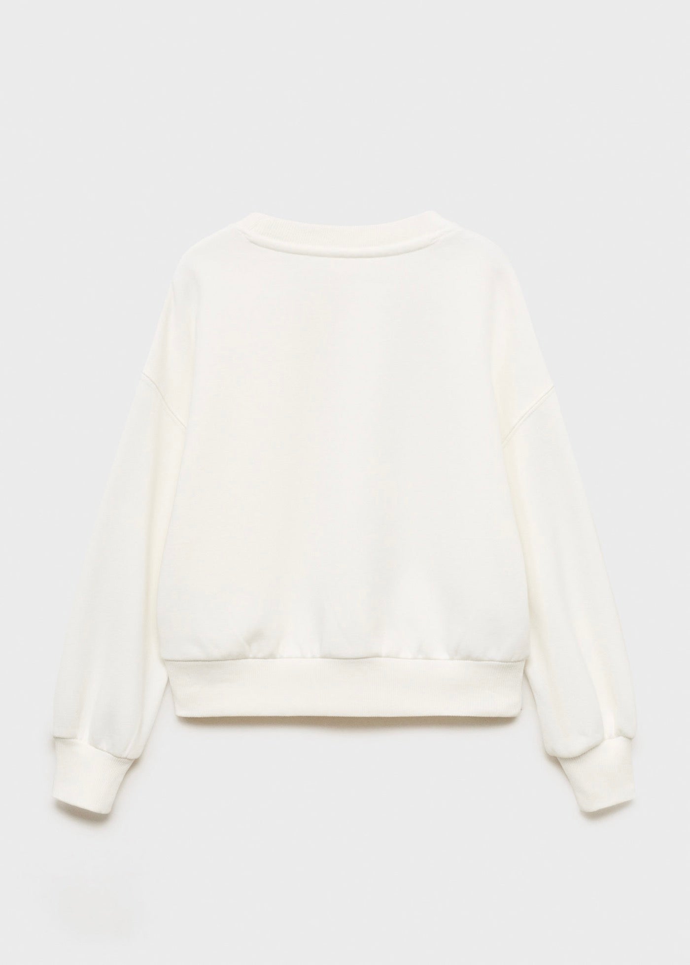 Sudadera Patch Blanco Roto - Niña