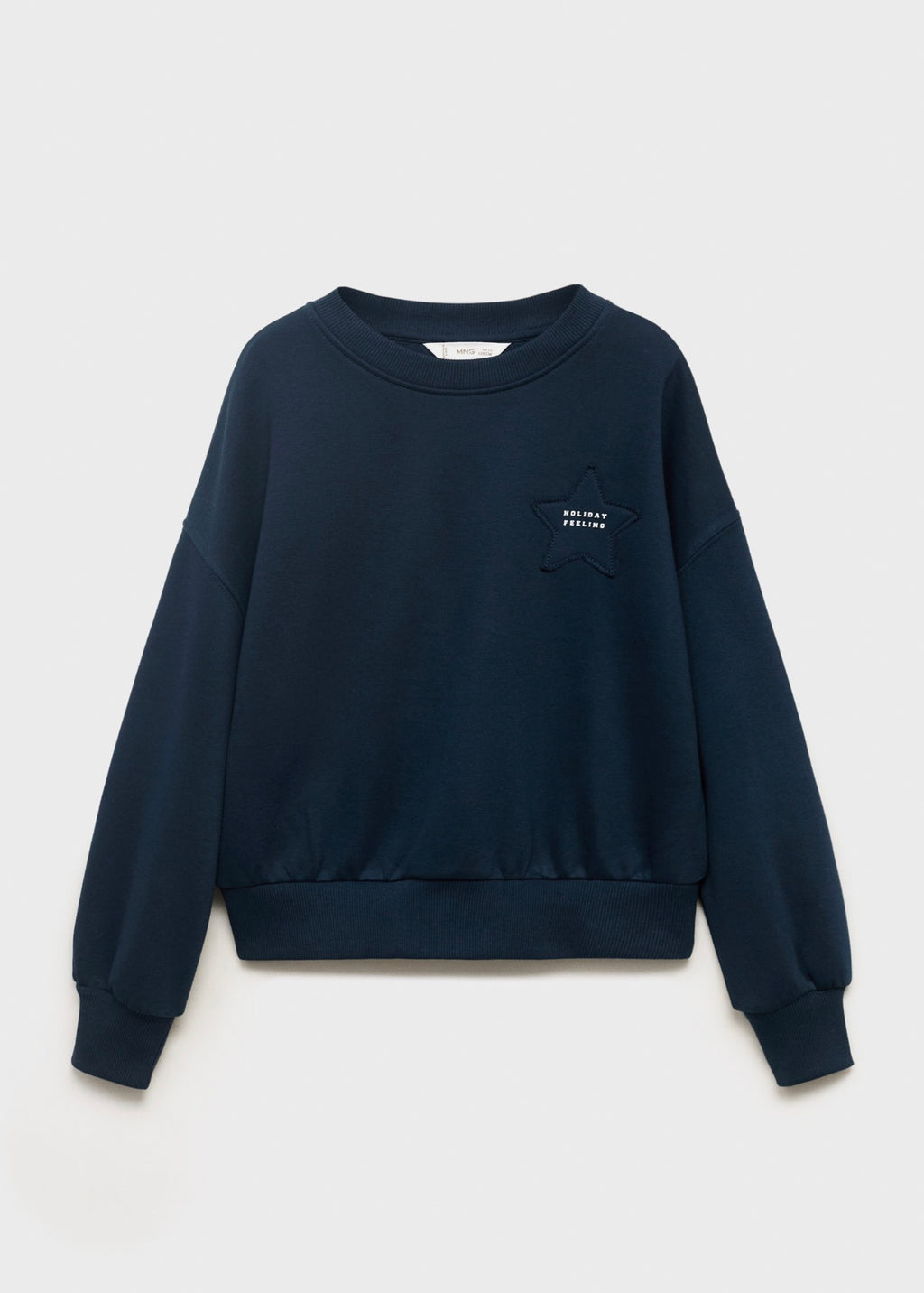 Sudadera Patch Azul Marino - Niña