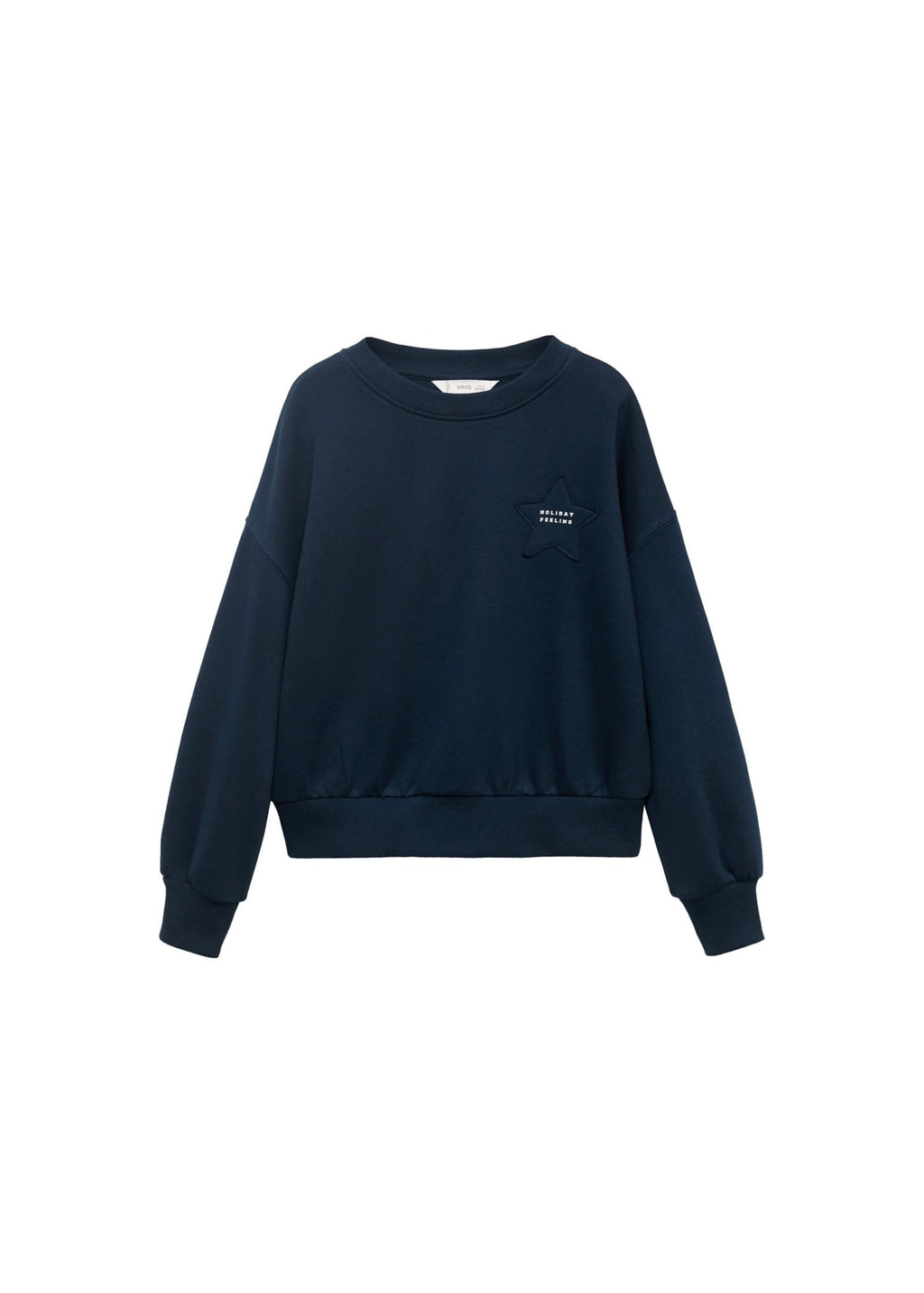 Sudadera Patch Azul Marino - Niña