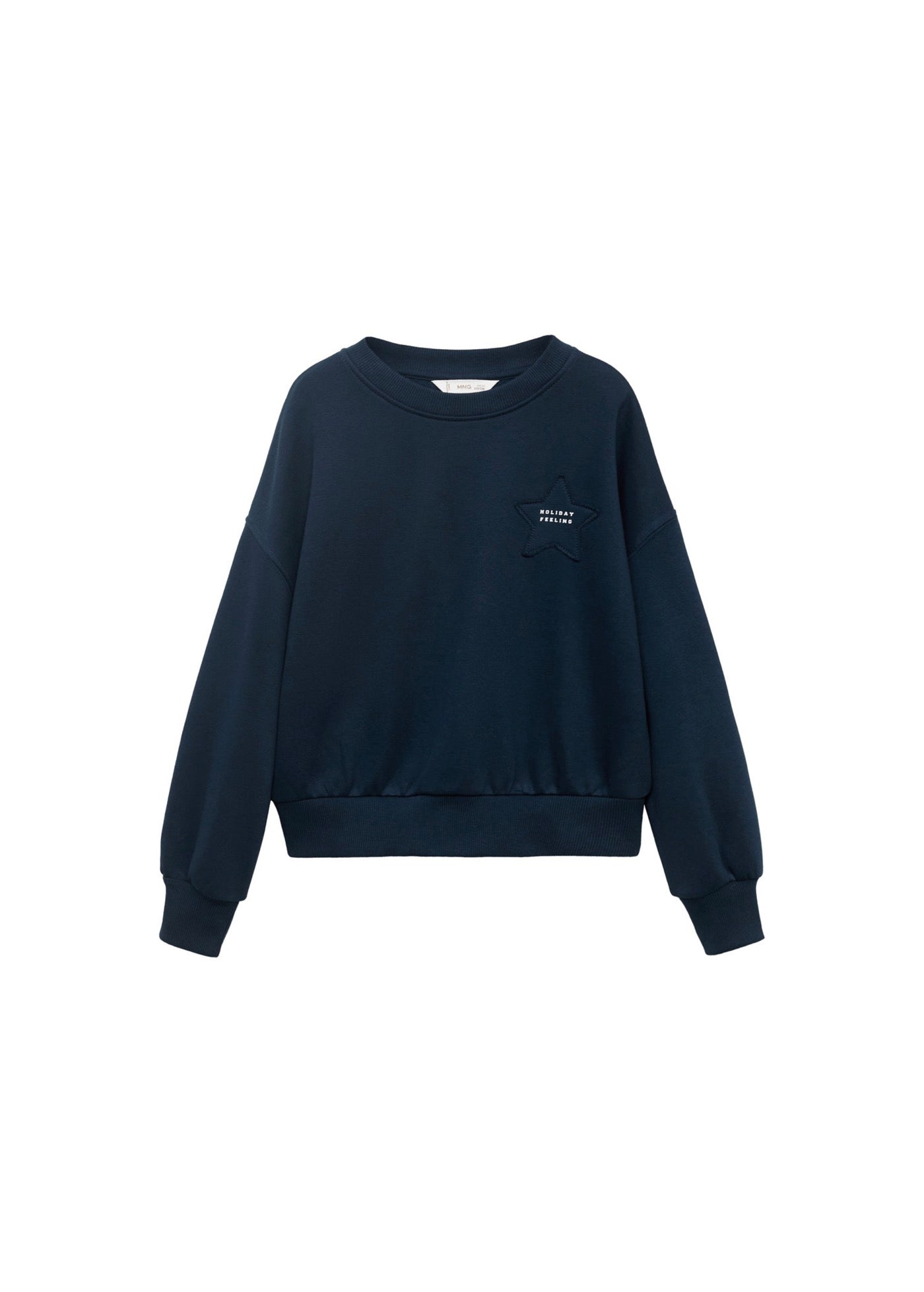 Sudadera Patch Azul Marino - Niña