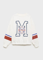 Sweat Cutie Blanc Cassé - Fille