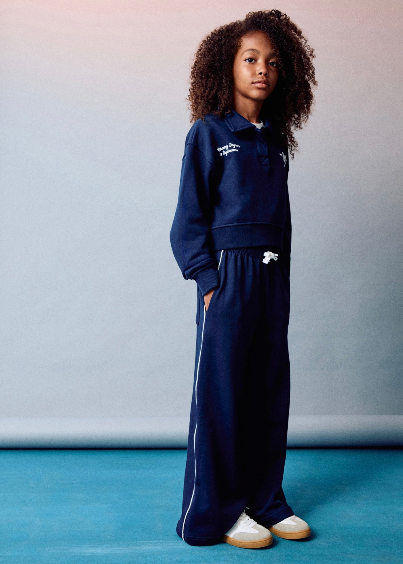 Sweat Teniset Bleu Marine - Fille