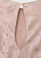 Robe Jacquard Fleurie Satinée