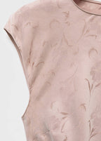 Robe Jacquard Fleurie Satinée