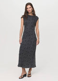 Robe Jacquard Fleurie Satinée