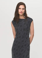 Robe Jacquard Fleurie Satinée