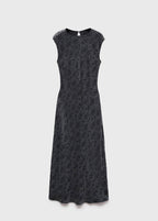 Robe Jacquard Fleurie Satinée