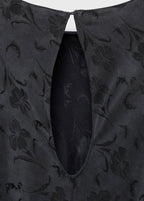 Robe Jacquard Fleurie Satinée