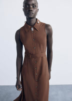 Robe Chemisier Ceinture