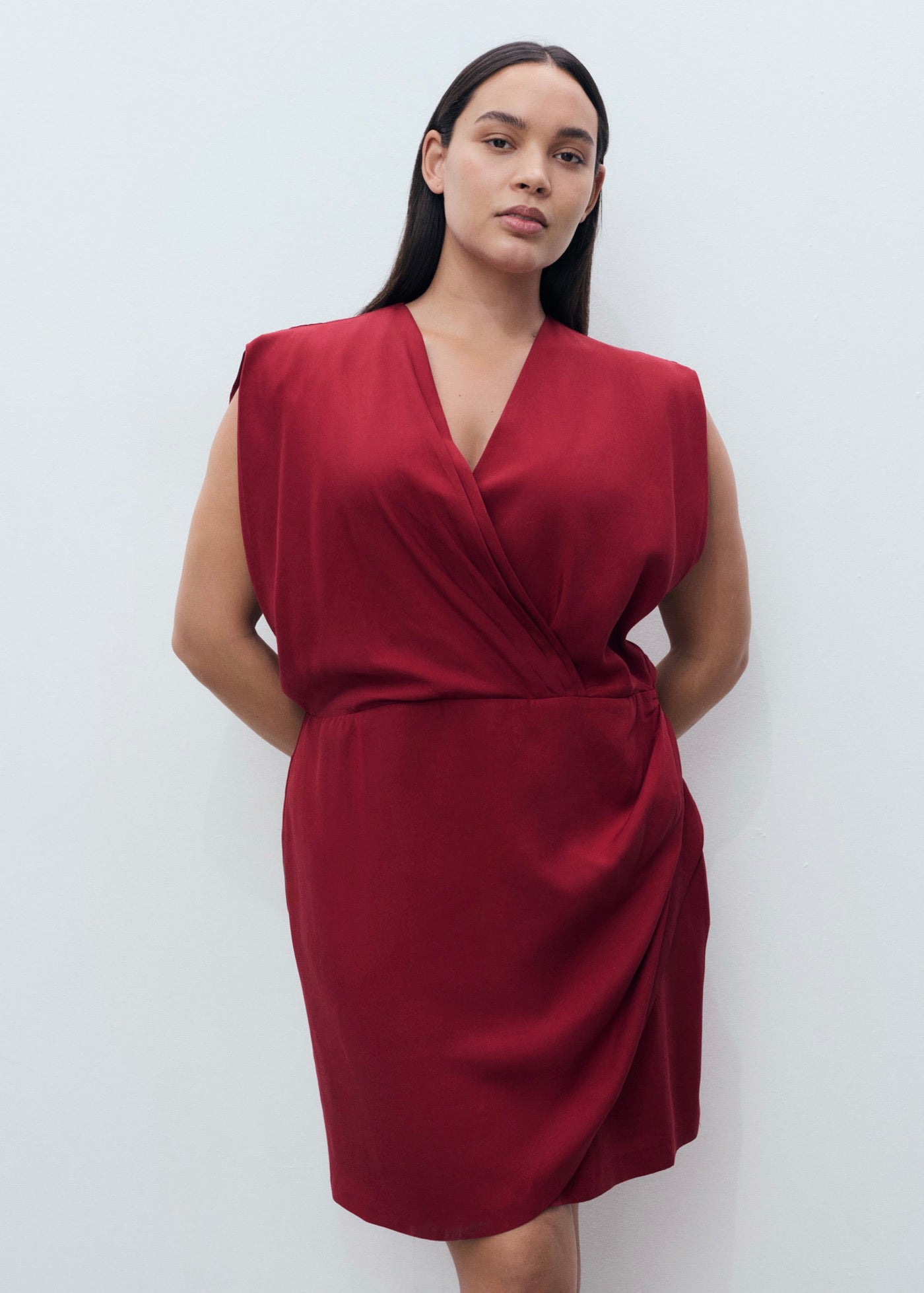 Robe Lyocell Croisée