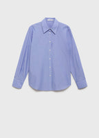 Chemise Droite Mélange Coton Et Lyocell