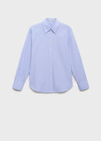 Chemise Droite Mélange Coton Et Lyocell