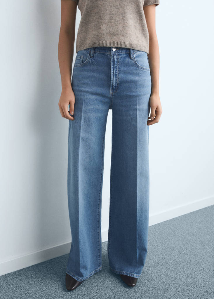 Jean Large Taille Haute