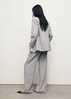 Pantalon De Costume Fines Rayures