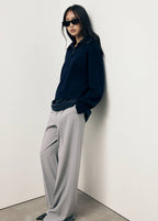 Pantalon De Costume Fines Rayures