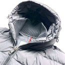 Moncler - Doudoune En Laine Grise Et Noire - 12/14 Ans