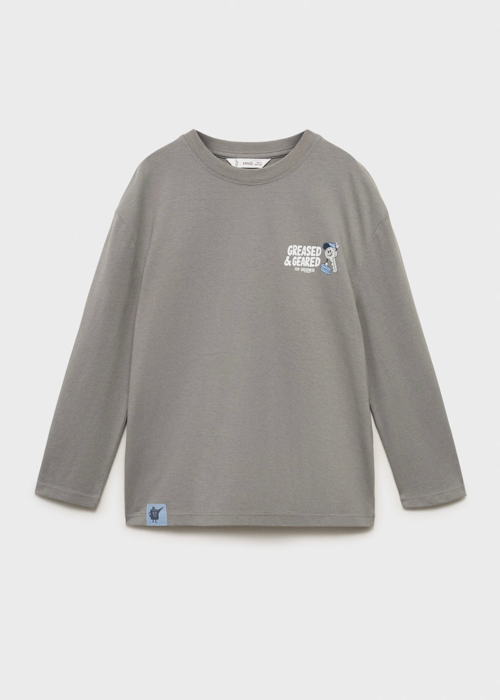 T-Shirt Greased Gris - Garçon