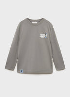 T-Shirt Greased Gris - Garçon