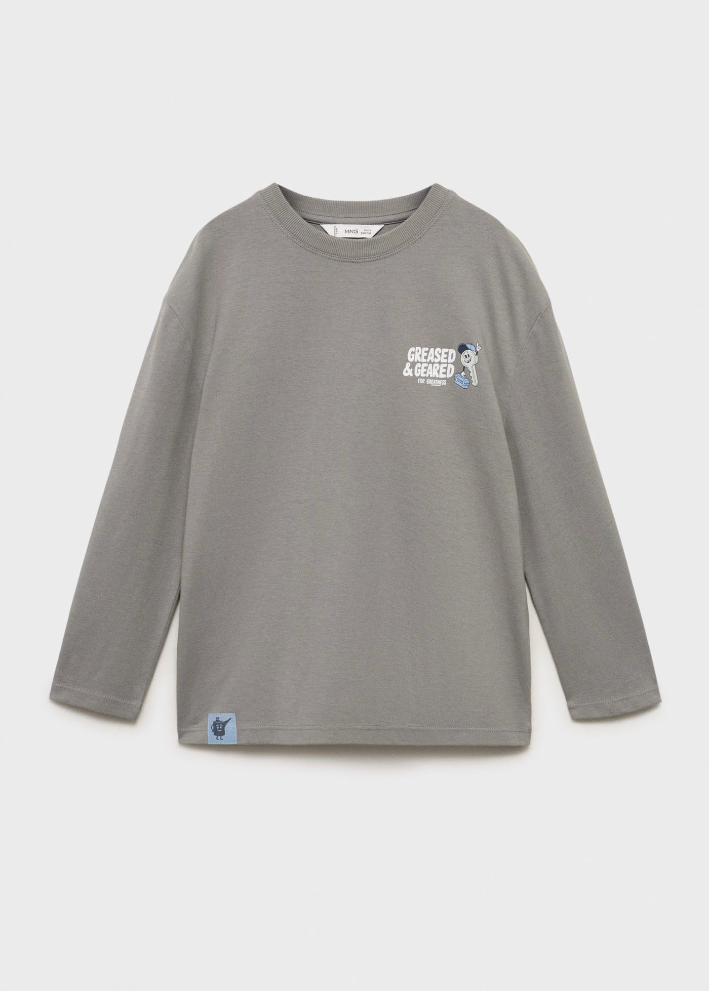 T-Shirt Greased Gris - Garçon