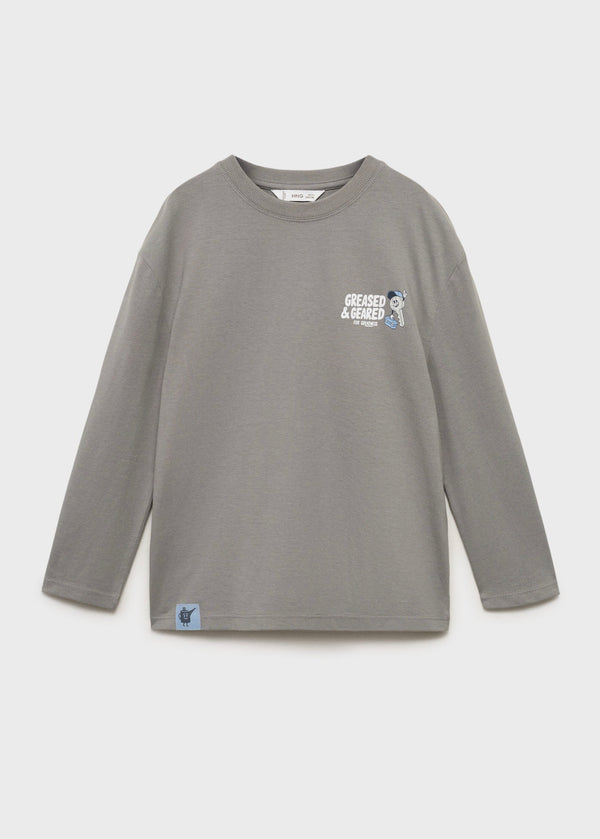 T-Shirt Greased Grey - Boy