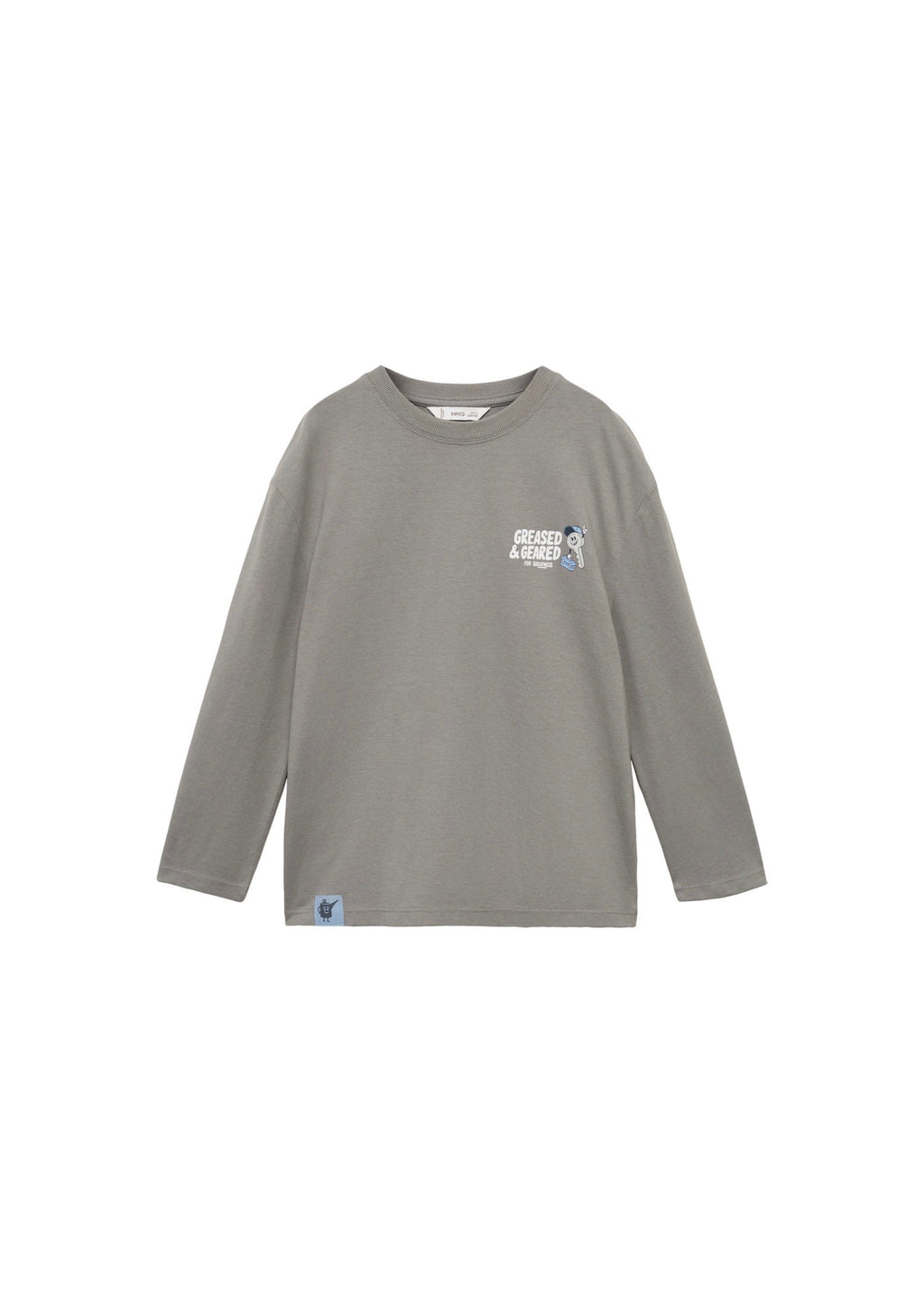 T-Shirt Greased Gris - Garçon