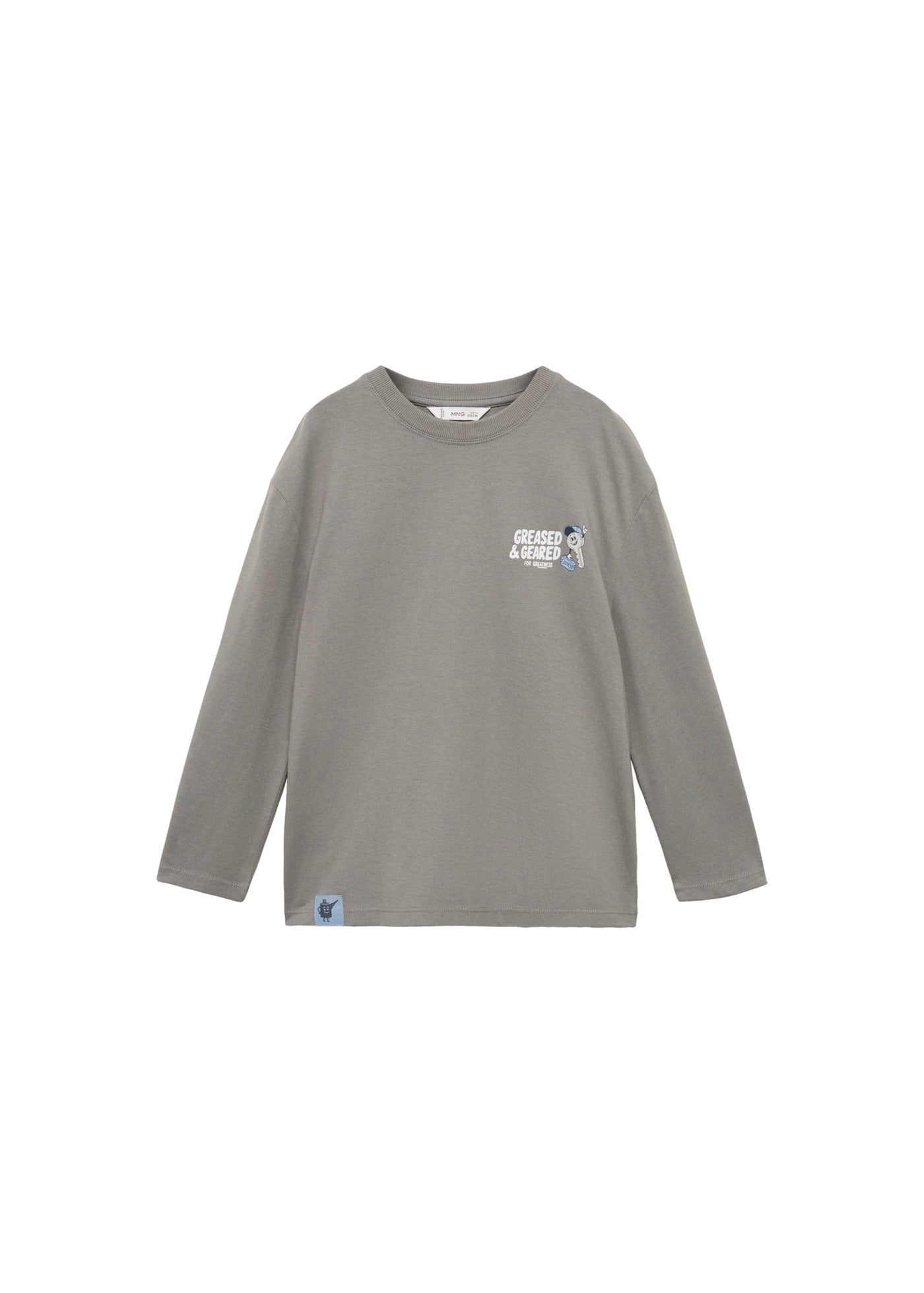 T-Shirt Greased Gris - Garçon