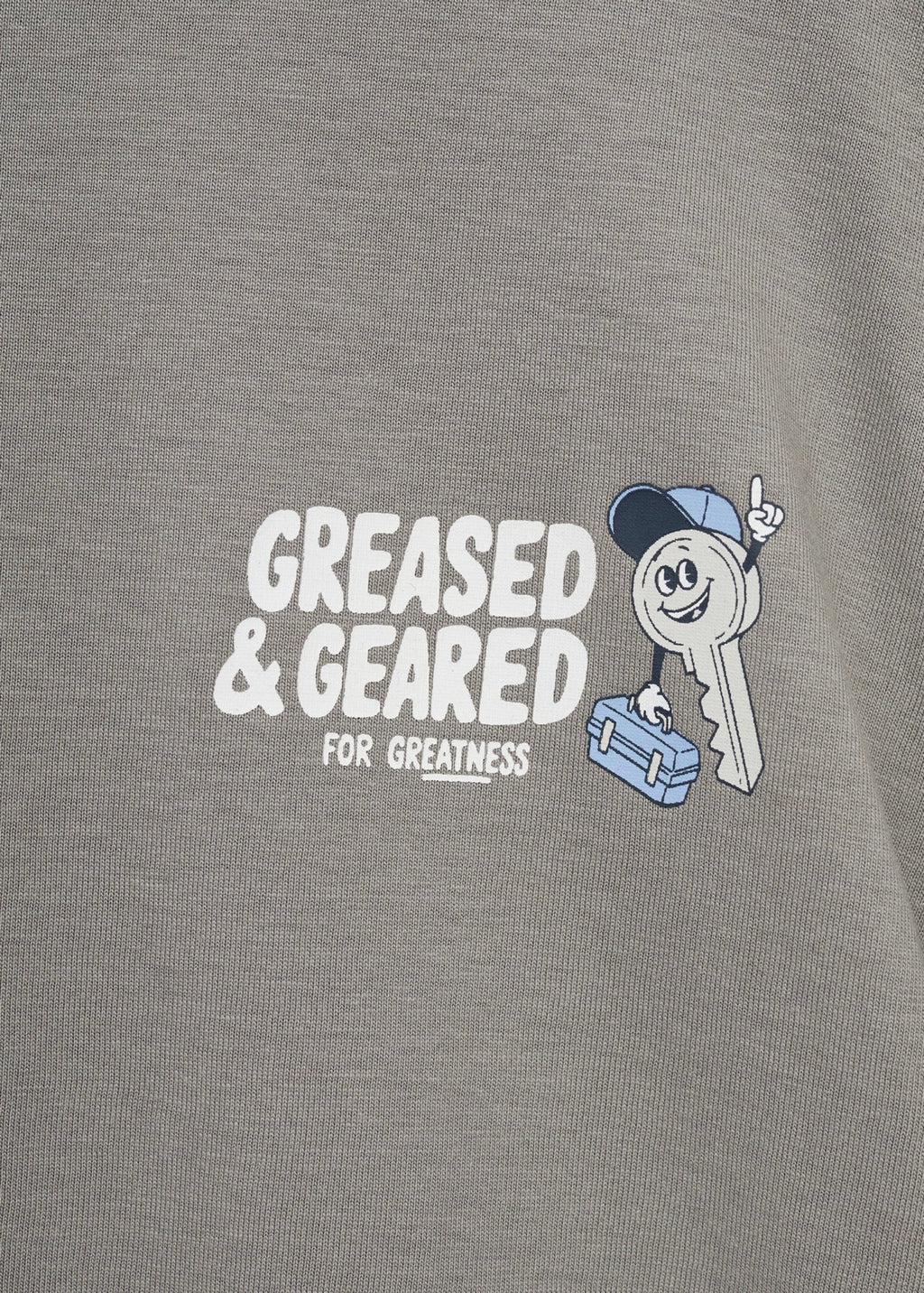 T-Shirt Greased Gris - Garçon