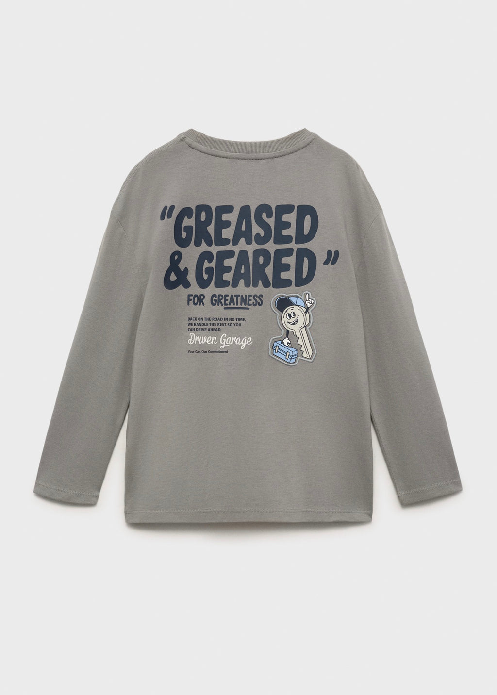 T-Shirt Greased Gris - Garçon