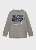 T-Shirt Greased Gris - Garçon