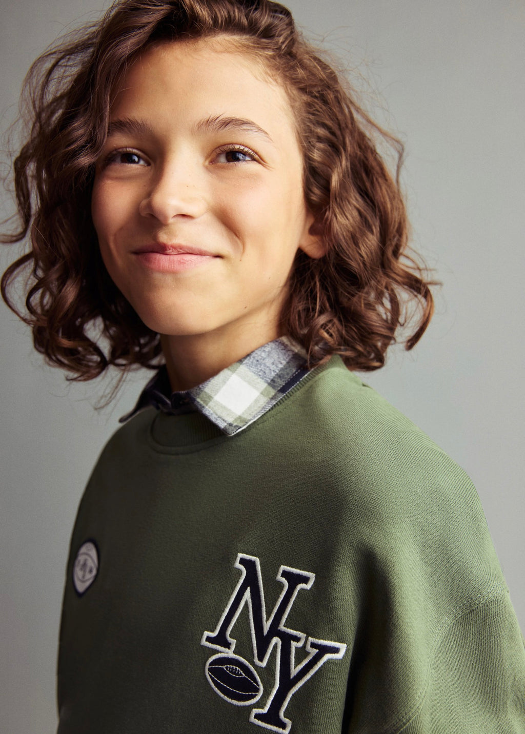 Sweat Ny Vert - Garçon