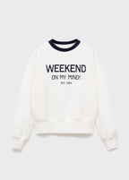 Sudadera Weekend Blanco Roto - Niña