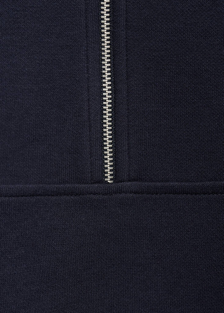 Sweat-Shirt Col Montant Zippé