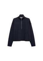Sweat-Shirt Col Montant Zippé
