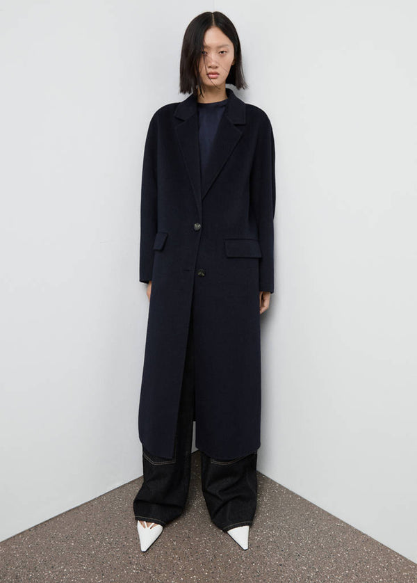 Cappotto lungo in lana