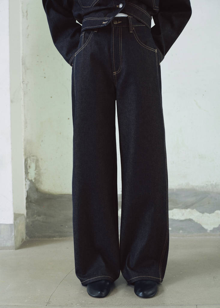 Jean Barrel Taille Haute