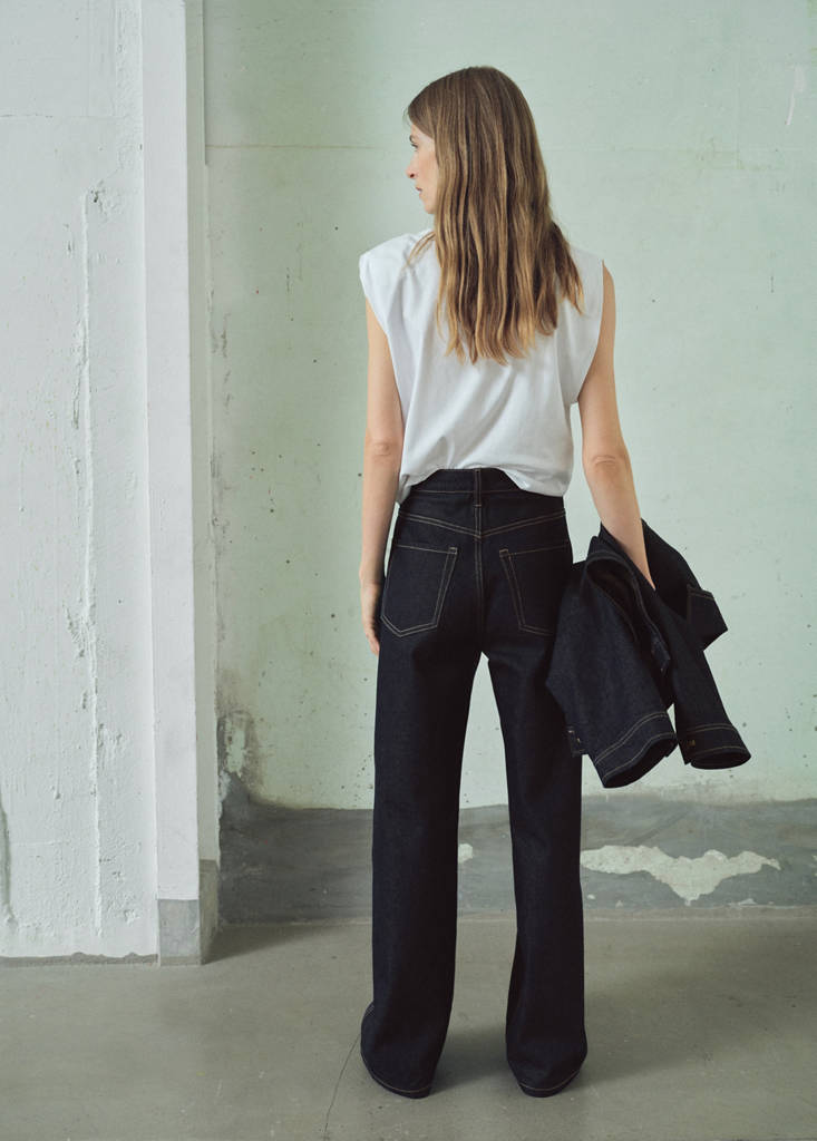 Jean Barrel Taille Haute