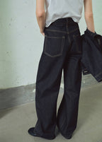 Jean Barrel Taille Haute