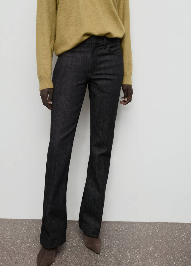 Jean Flare Taille Mi-Haute