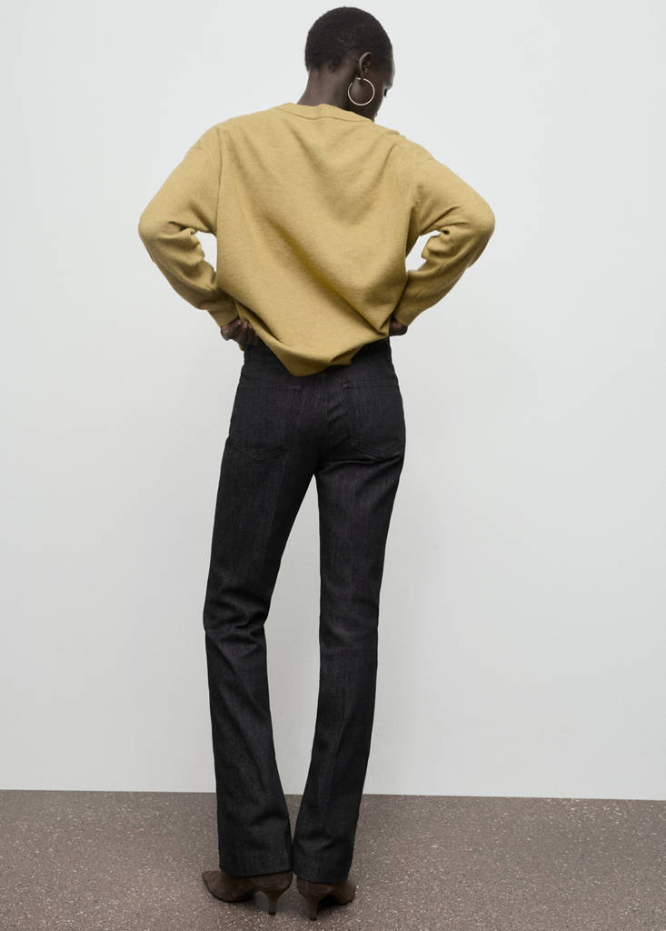 Jean Flare Taille Mi-Haute