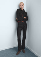 Jean Flare Taille Mi-Haute