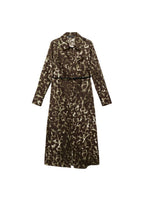 Robe Chemisier Imprimée Avec Ceinture