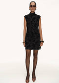 Robe Jacquard Floral Foulard