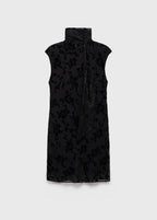 Robe Jacquard Floral Foulard