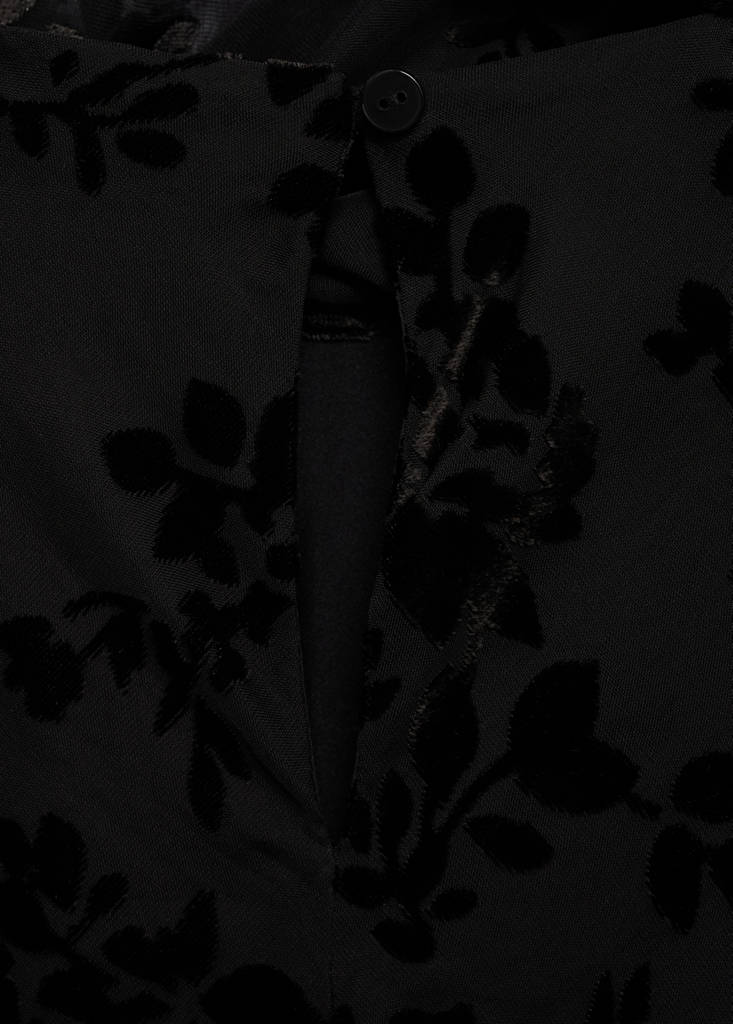 Robe Jacquard Floral Foulard