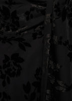 Robe Jacquard Floral Foulard