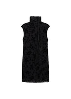Robe Jacquard Floral Foulard